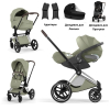Коляска 3 в 1 Cybex Priam V Style Collection цвет Sage Green шасси Chrome
