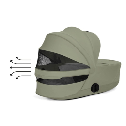 Коляска 2 в 1 Priam 5 Style Collection цвет Sage Green шасси Matt Black