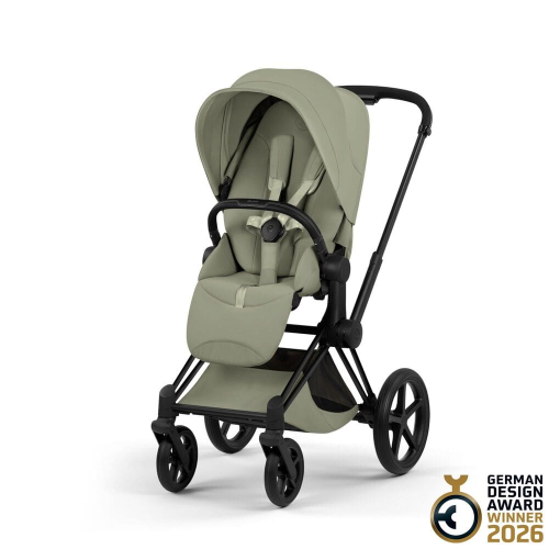 Коляска 2 в 1 Priam 5 Style Collection цвет Sage Green шасси Matt Black