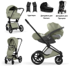 Коляска 3 в 1 Cybex Priam V Style Collection цвет Sage Green шасси Matt Black