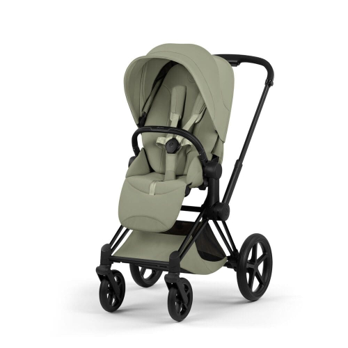 Коляска 3 в 1 Cybex Priam V Style Collection цвет Sage Green шасси Matt Black