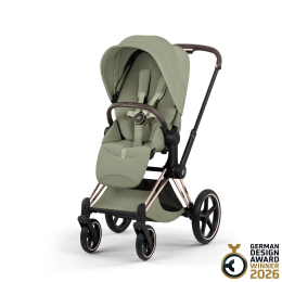 Коляска 2 в 1 Priam 5 Style Collection цвет Sage Green шасси Rose Gold