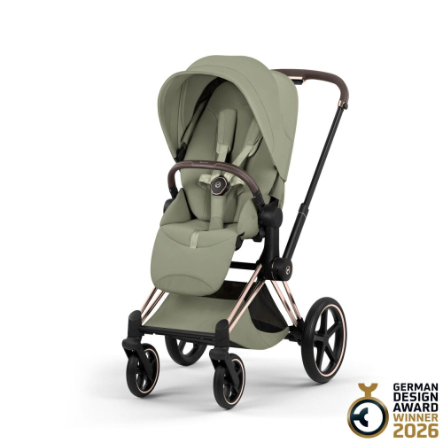 Коляска 2 в 1 Priam 5 Style Collection цвет Sage Green шасси Rose Gold