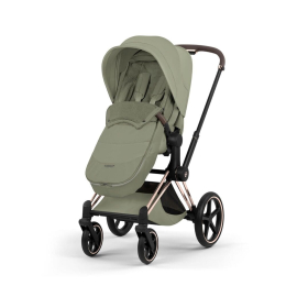 Коляска 2 в 1 Priam 5 Style Collection цвет Sage Green шасси Rose Gold