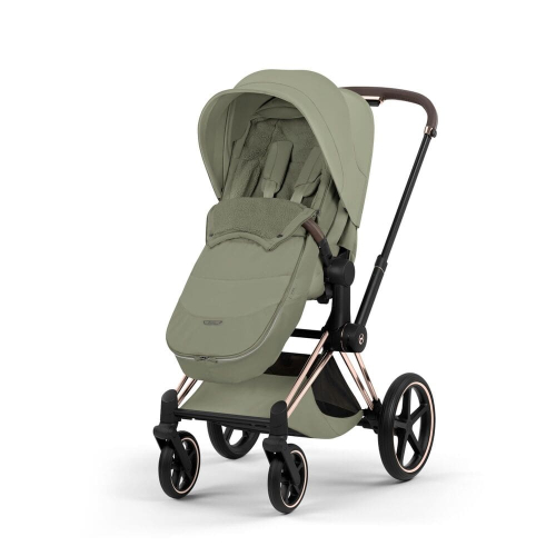 Коляска 2 в 1 Priam 5 Style Collection цвет Sage Green шасси Rose Gold