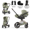 Коляска 3 в 1 Cybex Priam V Style Collection цвет Sage Green шасси RoseGold
