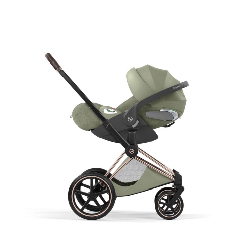 Коляска 3 в 1 Cybex Priam V Style Collection цвет Sage Green шасси RoseGold