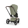 Коляска 3 в 1 Cybex Priam V Style Collection цвет Sage Green шасси RoseGold