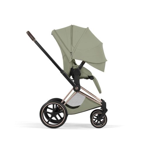 Коляска 3 в 1 Cybex Priam V Style Collection цвет Sage Green шасси RoseGold