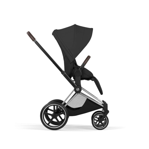 Коляска 3 в 1 Cybex Priam V Style Collection цвет Sepia Black шасси Chrome