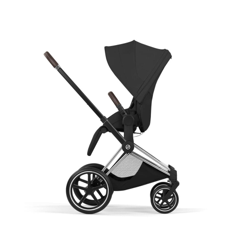 Коляска 3 в 1 Cybex Priam V Style Collection цвет Sepia Black шасси Chrome