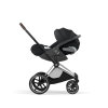 Коляска 3 в 1 Cybex Priam V Style Collection цвет Sepia Black шасси Chrome