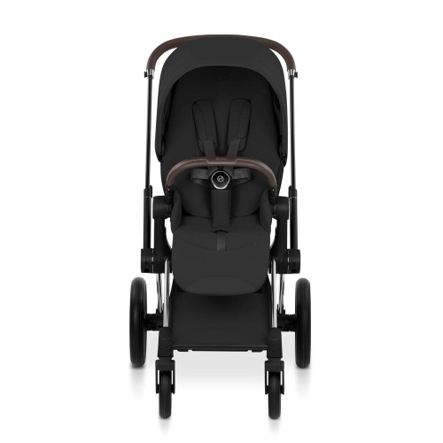 Коляска 3 в 1 Cybex Priam V Style Collection цвет Sepia Black шасси Chrome