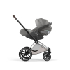 Коляска 3 в 1 Cybex Priam V Style Collection цвет City Grey шасси Chrome