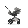 Коляска 3 в 1 Cybex Priam V Style Collection цвет City Grey шасси Matt Black