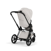 Коляска 3 в 1 Cybex Priam V Style Collection цвет City Grey шасси Matt Black