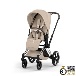 Коляска 2 в 1 Priam 5 Style Collection цвет Cozy Beige шасси Chrome