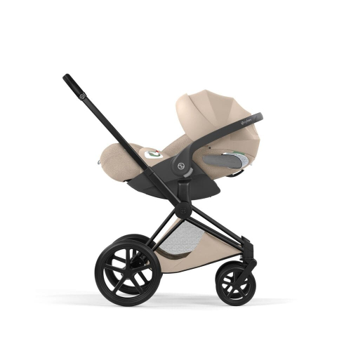Коляска 3 в 1 Cybex Priam V Style Collection цвет Cozy Beige шасси Matt Black