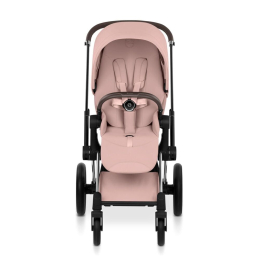 Коляска 2 в 1 Priam 5 Style Collection цвет Peach Pink шасси Chrome