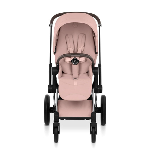 Коляска 2 в 1 Priam 5 Style Collection цвет Peach Pink шасси Chrome