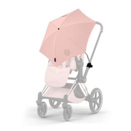 Коляска 2 в 1 Priam 5 Style Collection цвет Peach Pink шасси Chrome