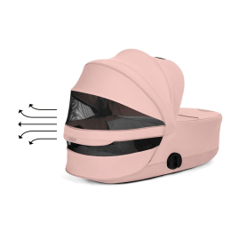 Коляска 2 в 1 Priam 5 Style Collection цвет Peach Pink шасси Matt Black