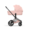 Коляска 3 в 1 Cybex Priam V Style Collection цвет Peach Pink шасси Matt Black