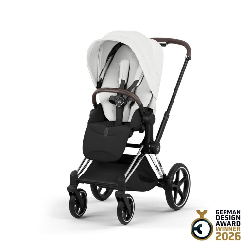 Коляска 2 в 1 Priam 5 Style Collection цвет Off White шасси Chrome