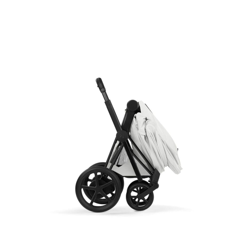 Коляска 3 в 1 Cybex Priam V Style Collection цвет Off White шасси Matt Black