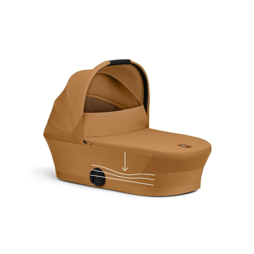 Коляска 2 в 1 Cybex Melio Carbon 2026 цвет Cinnamon Yellow