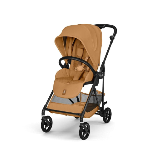 Коляска 2 в 1 Cybex Melio Carbon 2026 цвет Cinnamon Yellow