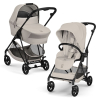 Коляска 2 в 1 Cybex Melio Carbon 2026 цвет Dune Grey
