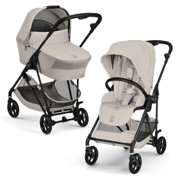 Коляска 2 в 1 Cybex Melio Carbon 2026 цвет Dune Grey