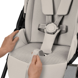 Коляска 2 в 1 Cybex Melio Carbon 2026 цвет Dune Grey