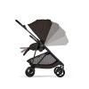 Коляска 2 в 1 Cybex Melio Carbon 2026 цвет Chocolate Brown