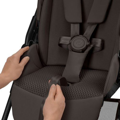 Коляска 2 в 1 Cybex Melio Carbon 2026 цвет Chocolate Brown