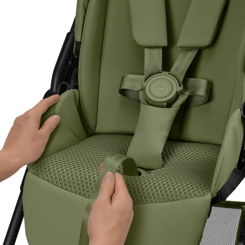 Коляска 2 в 1 Cybex Melio Carbon 2026 цвет Moss Green