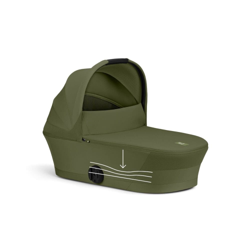 Коляска 2 в 1 Cybex Melio Carbon 2026 цвет Moss Green