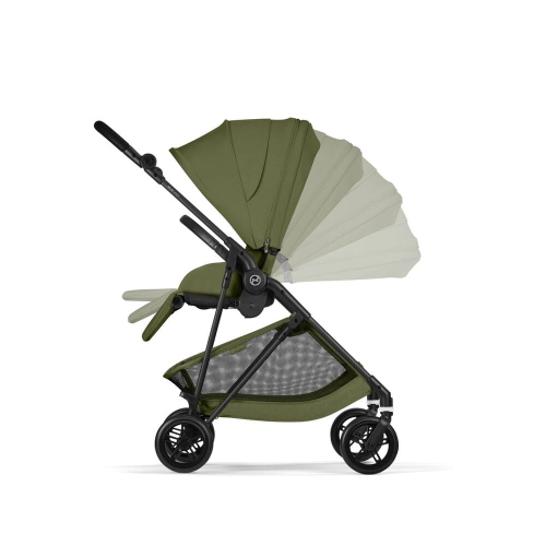 Коляска 2 в 1 Cybex Melio Carbon 2026 цвет Moss Green
