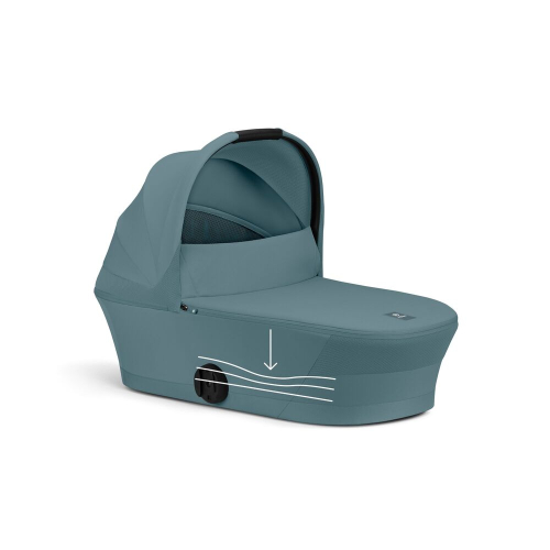 Коляска 2 в 1 Cybex Melio Carbon 2026 цвет Stormy Blue