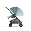 Коляска 2 в 1 Cybex Melio Carbon 2026 цвет Stormy Blue