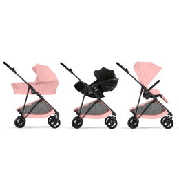 Коляска 2 в 1 Cybex Melio Carbon 2026 цвет Candy Pink