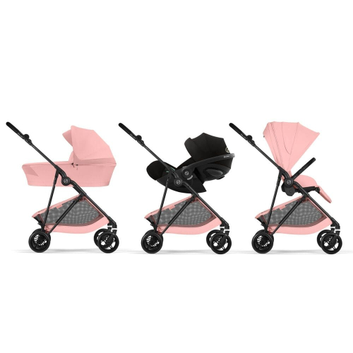 Коляска 2 в 1 Cybex Melio Carbon 2026 цвет Candy Pink