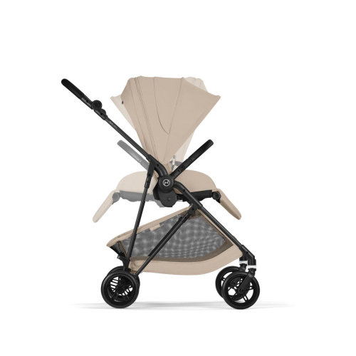 Коляска 2 в 1 Cybex Melio Carbon 2026 цвет Almond Beige