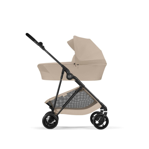 Коляска 2 в 1 Cybex Melio Carbon 2026 цвет Almond Beige