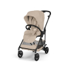 Коляска 2 в 1 Cybex Melio Carbon 2026 цвет Almond Beige