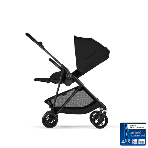 Коляска 2 в 1 Cybex Melio Carbon 2026 цвет Magic Black