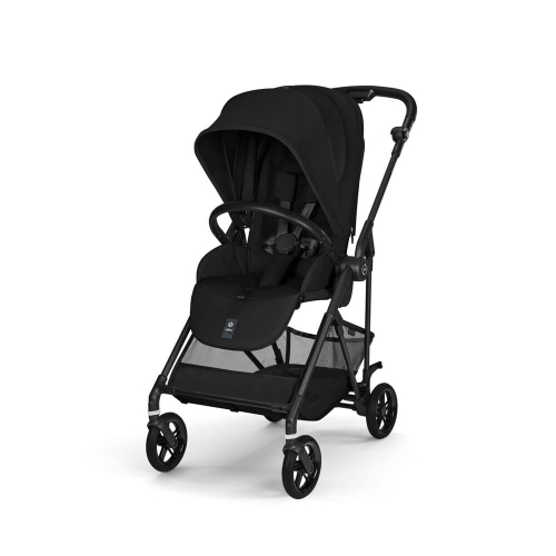 Коляска 2 в 1 Cybex Melio Carbon 2026 цвет Magic Black