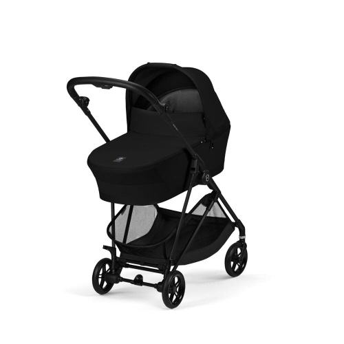 Коляска 2 в 1 Cybex Melio Carbon 2026 цвет Magic Black