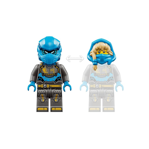 Конструктор LEGO NINJAGO #71870 Роботы-близнецы Титан